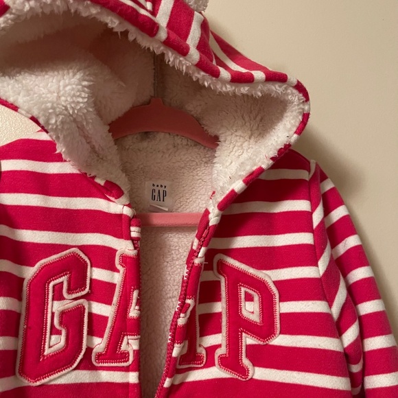 GAP baby girl fleece lined snowsuit - Picture 4 of 6